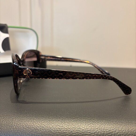 Kate Spade Everett/F/S 4Q8HA Cat Eye Brown Tortoise Sunglasses 56-18-140mm main image 5